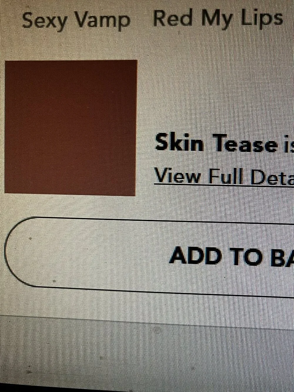 Buxom Set Of 2 Satin Lipsticks Chocolatte  and Skin Tease ! NIB